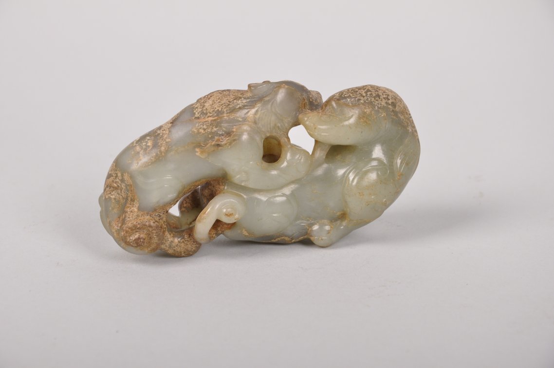Chinese Carved Jade Animals and a Ship, photo 7 of 20