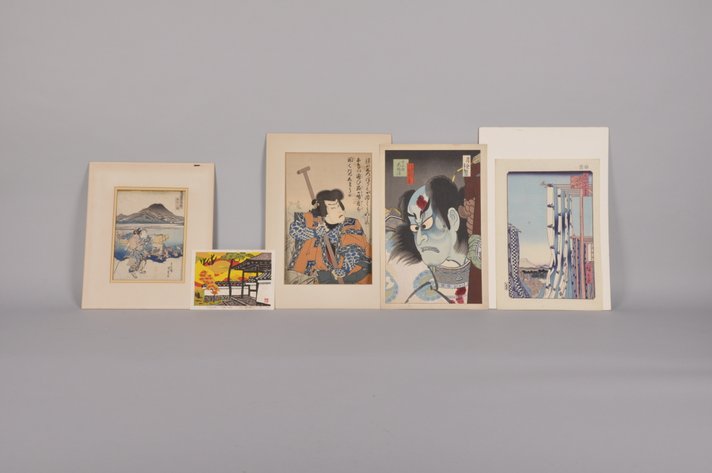 Four Japanese Woodblock Prints
