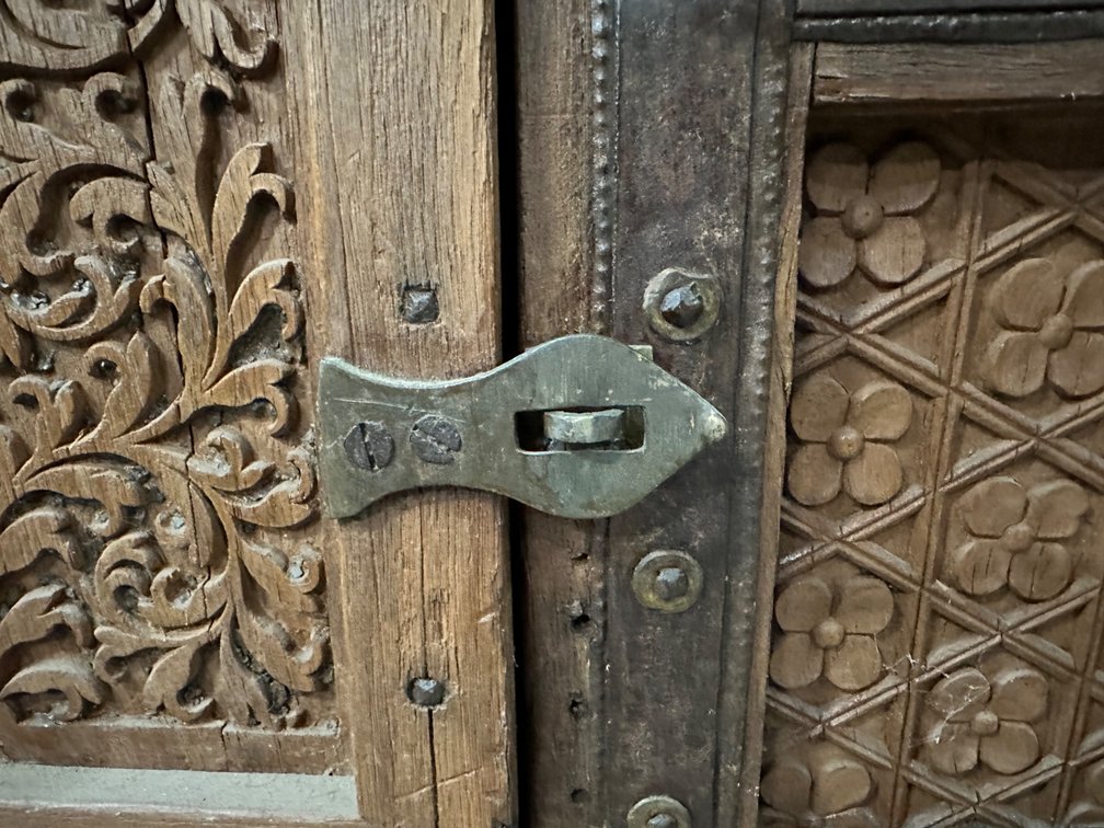 Dowery Chest, India, Hand Carved Wood, photo 10 of 19
