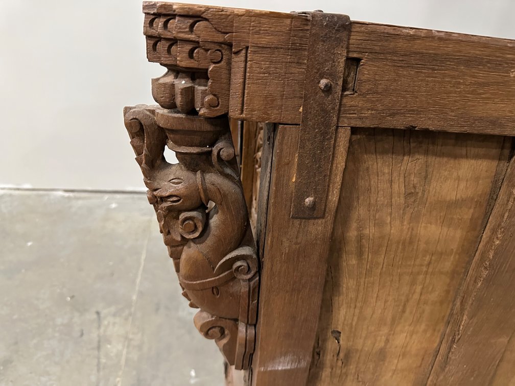 Dowery Chest, India, Hand Carved Wood, photo 15 of 19