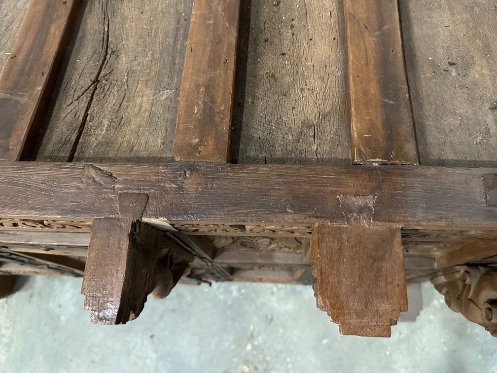 Dowery Chest, India, Hand Carved Wood, photo 14 of 19