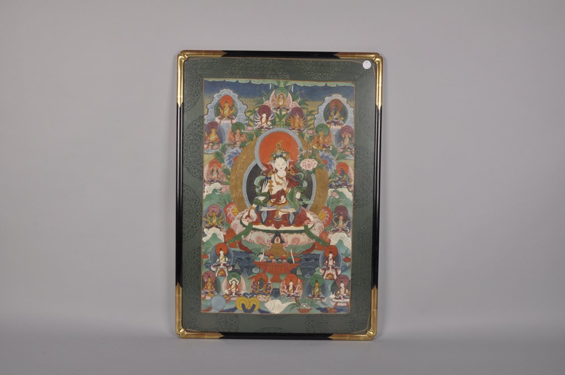 Thangka White Tara Tibetan Painting, photo 2 of 8
