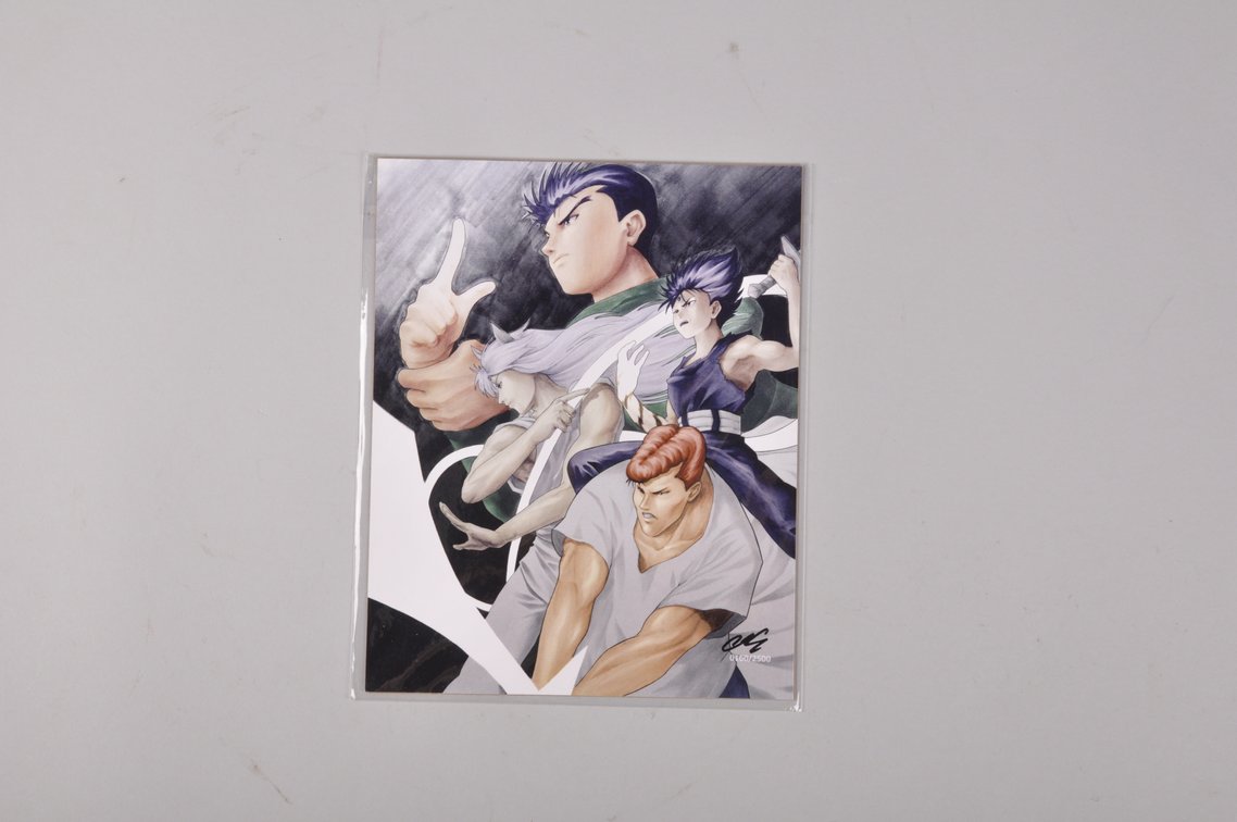 Six Japanese Manga and Cartoon signed Prints, photo 3 of 11