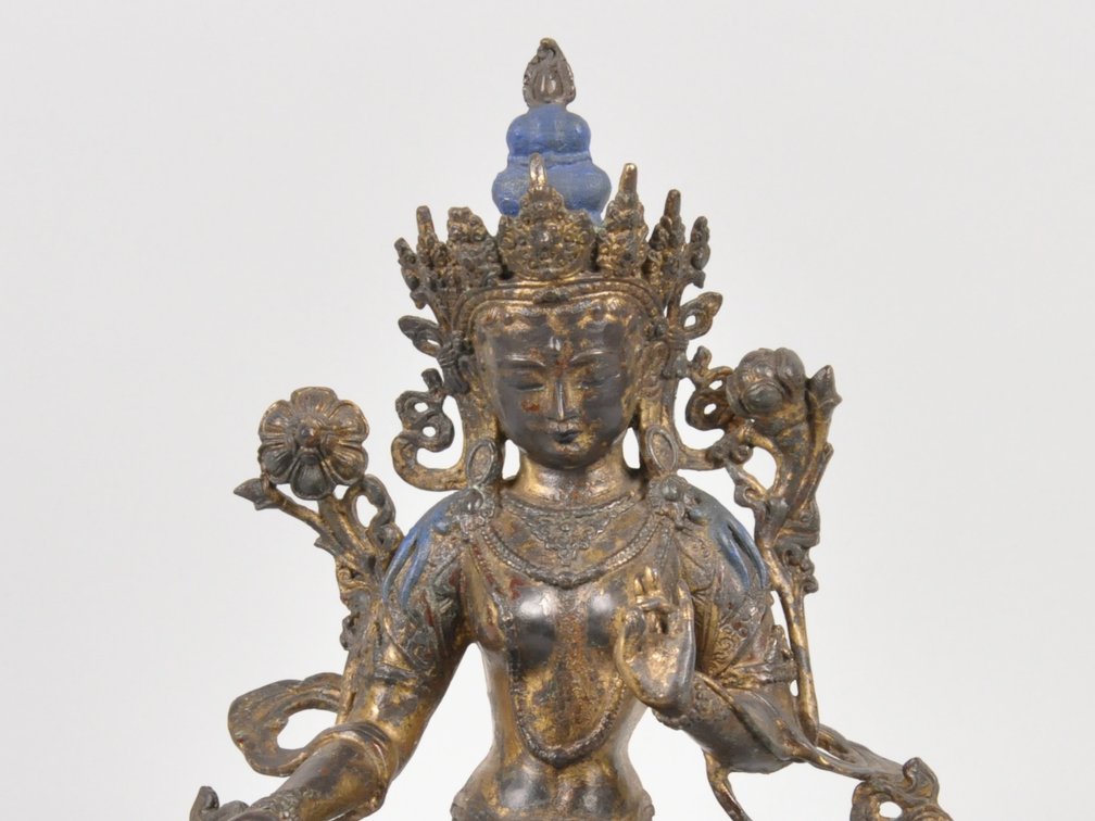 Bronze Seated Tara, photo 3 of 9