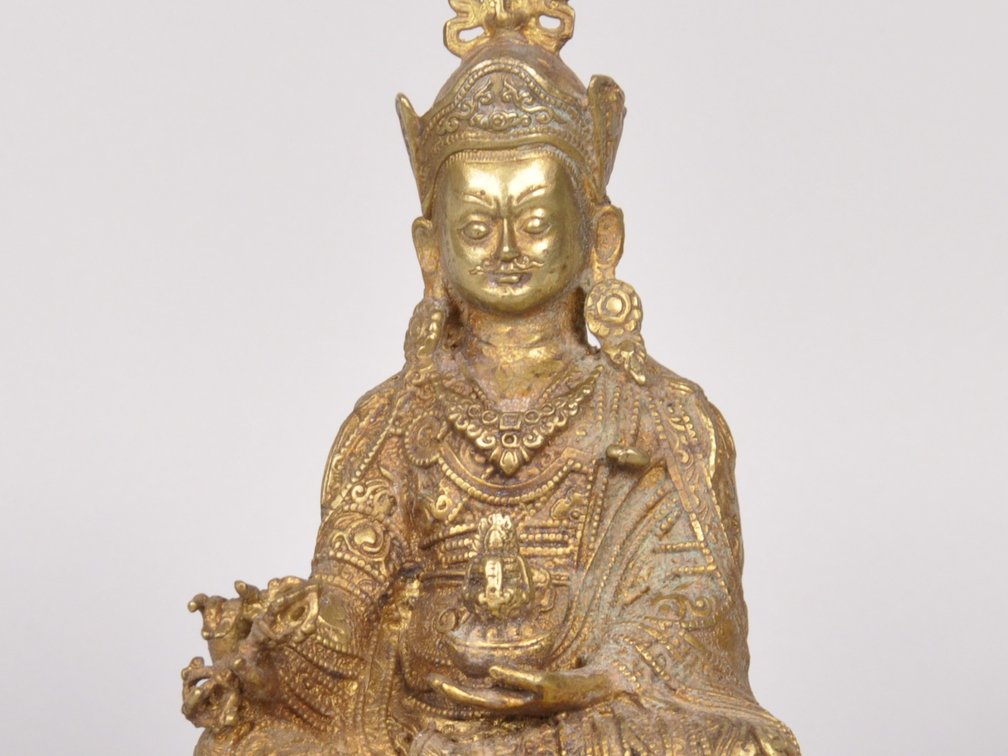Padmasambhava Guru Rinpoche Tibetan Buddha Sculpture, photo 3 of 8
