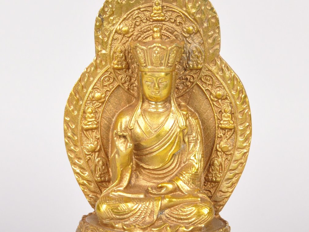 Ksitigarbha Bodhisattva Bronze Sculpture, photo 3 of 9