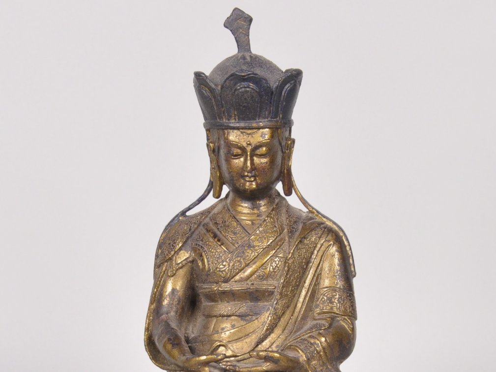Bronze Seated Ksitigarbha Bodhisattva, photo 3 of 8