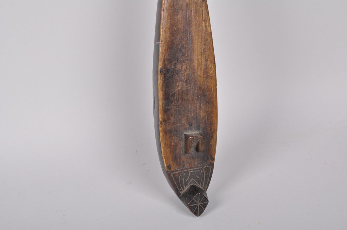 Indonesian Wooden Batak Kulcapi lute and a Nepal Drum, photo 12 of 18