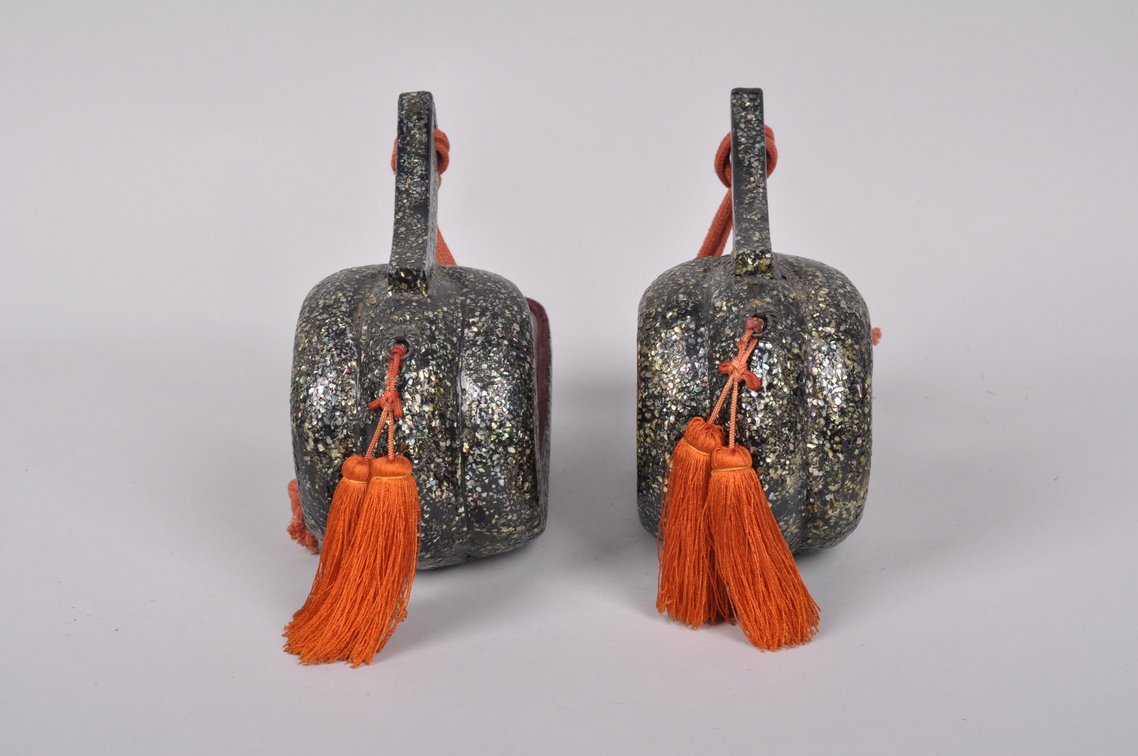 Pair of 'Raden' Samurai 'Abumi" Stirrups with Tassels, photo 6 of 11