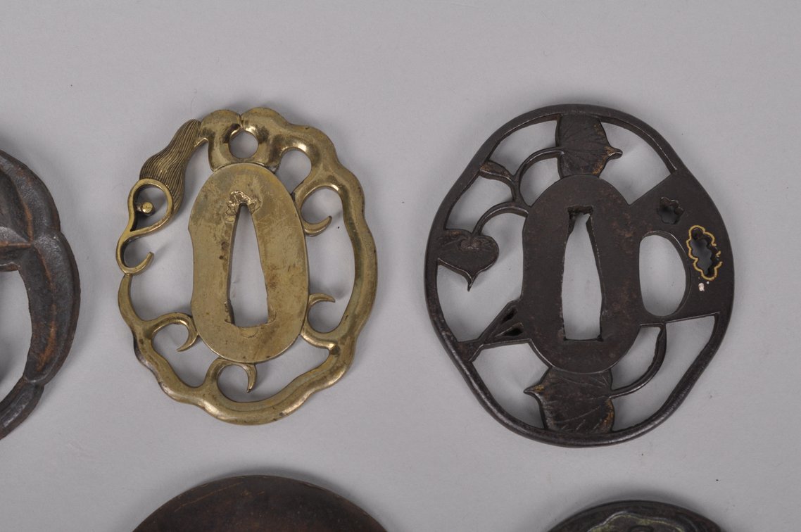 Six Japanese Tsuba, photo 3 of 10