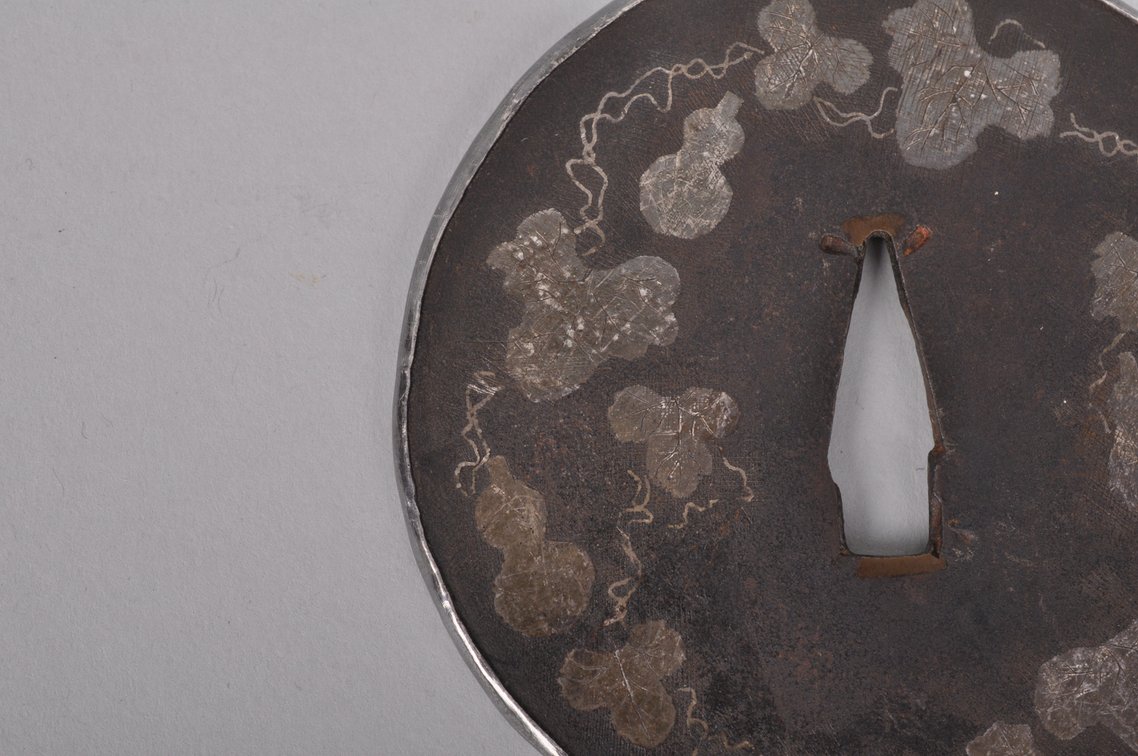 Three Japanese Samurai Sword Tsuba's, photo 4 of 13