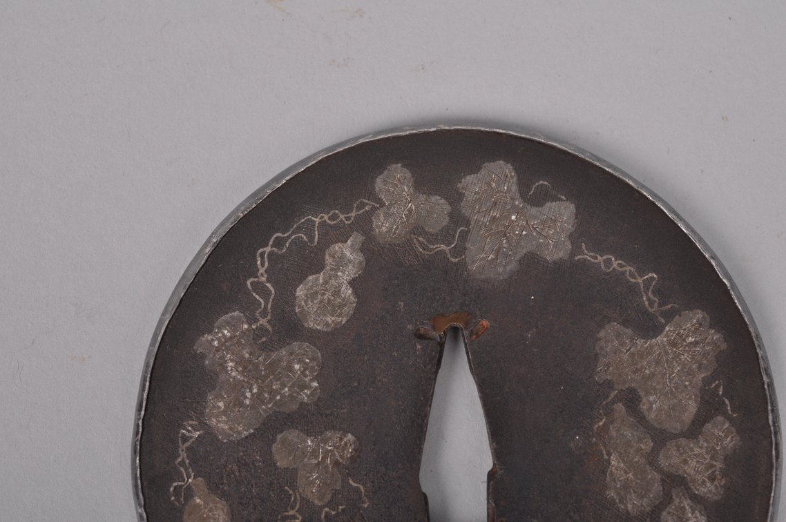 Three Japanese Samurai Sword Tsuba's, photo 5 of 13