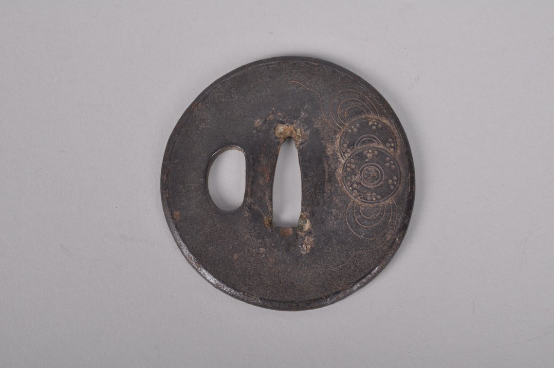 Three Japanese Samurai Sword Tsuba's, photo 6 of 13