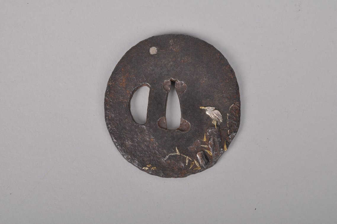 Three Japanese Samurai Sword Tsuba's, Edo Period, photo 8 of 11