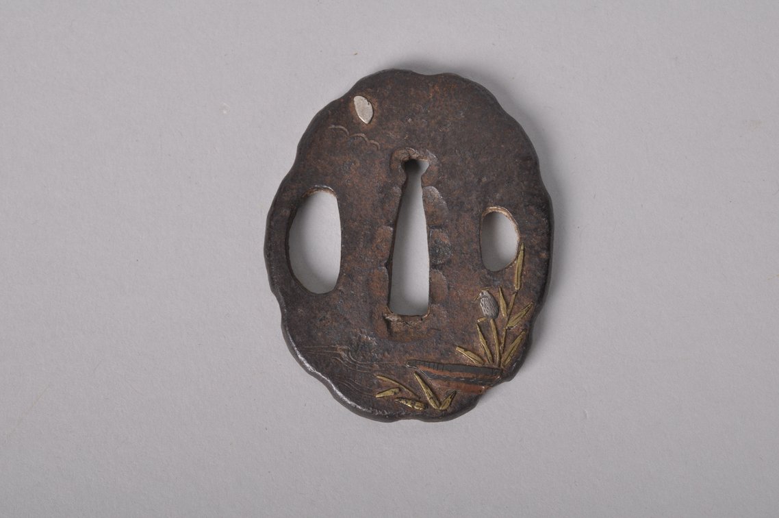 Three Japanese Samurai Sword Tsuba's, Edo Period, photo 5 of 11