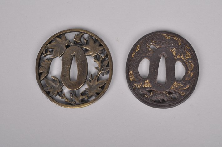 Two Japanese Samurai Sword Tsuba's