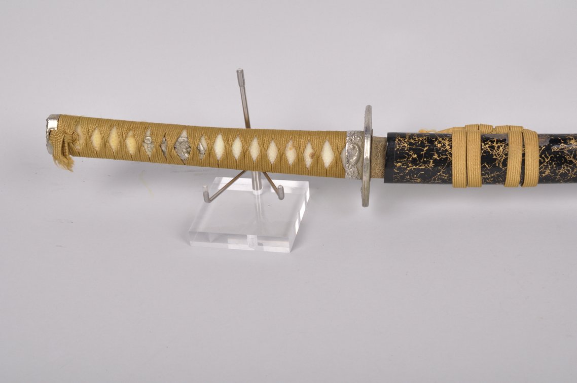 Two Black and Gold Japanese Katana Swords, photo 4 of 20