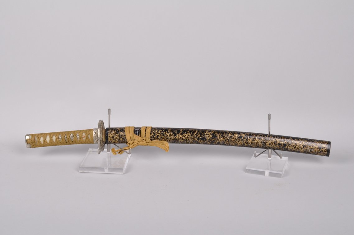 Two Black and Gold Japanese Katana Swords, photo 11 of 20