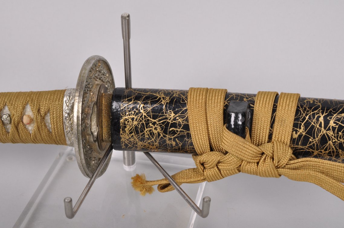 Two Black and Gold Japanese Katana Swords, photo 13 of 20
