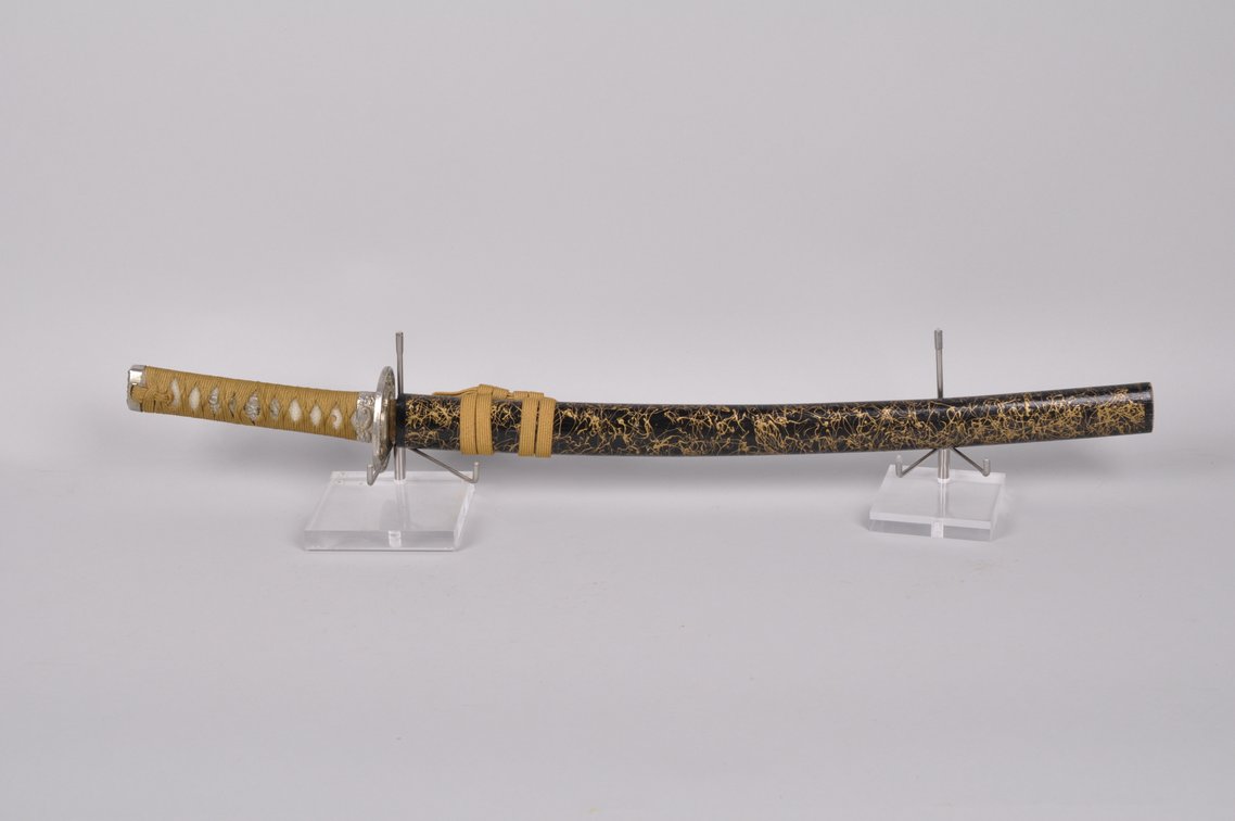 Two Black and Gold Japanese Katana Swords, photo 14 of 20