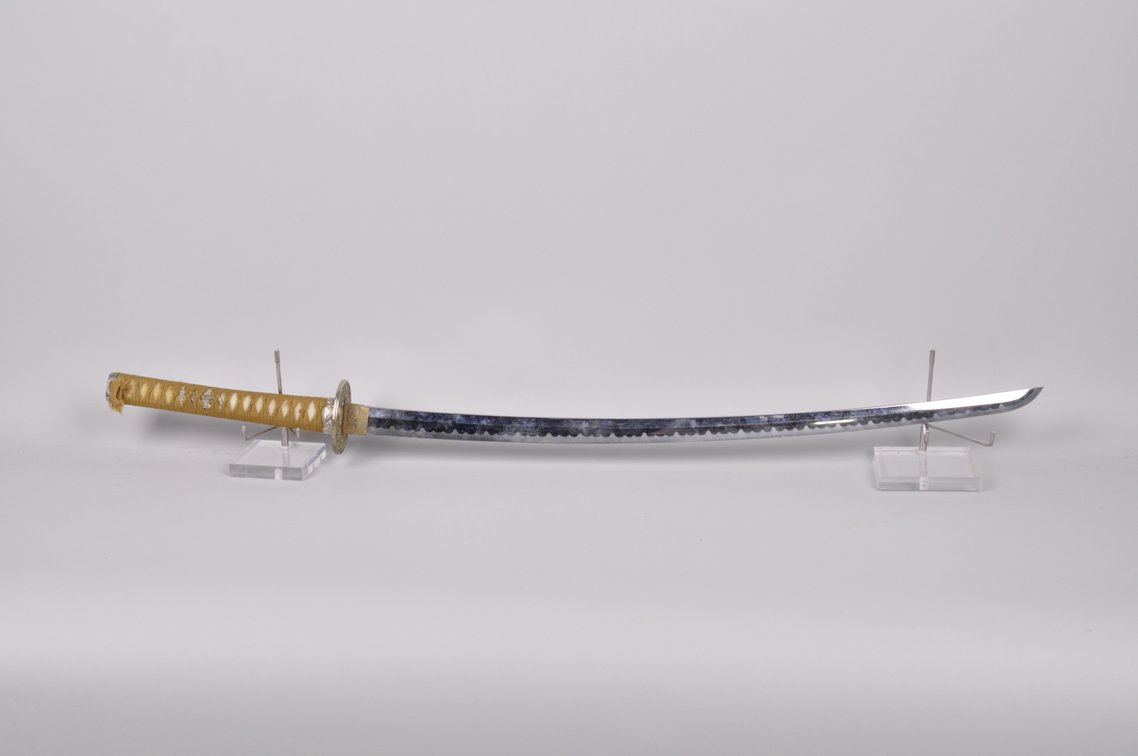 Two Black and Gold Japanese Katana Swords, photo 7 of 20