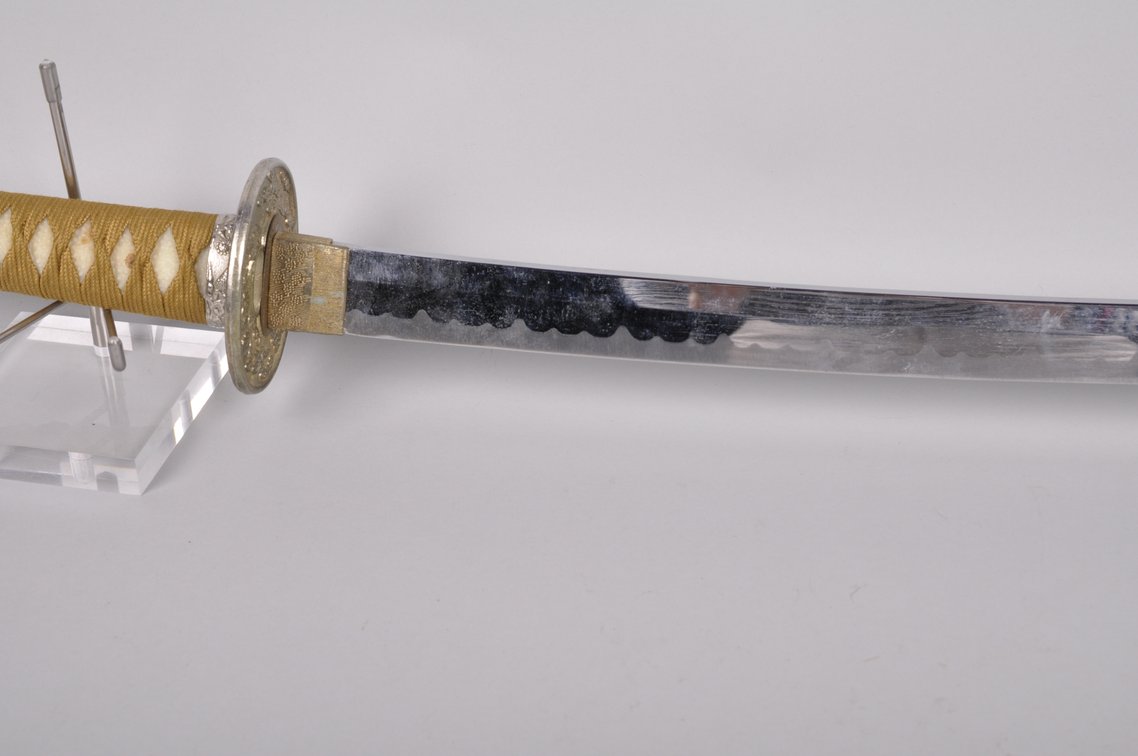 Two Black and Gold Japanese Katana Swords, photo 8 of 20