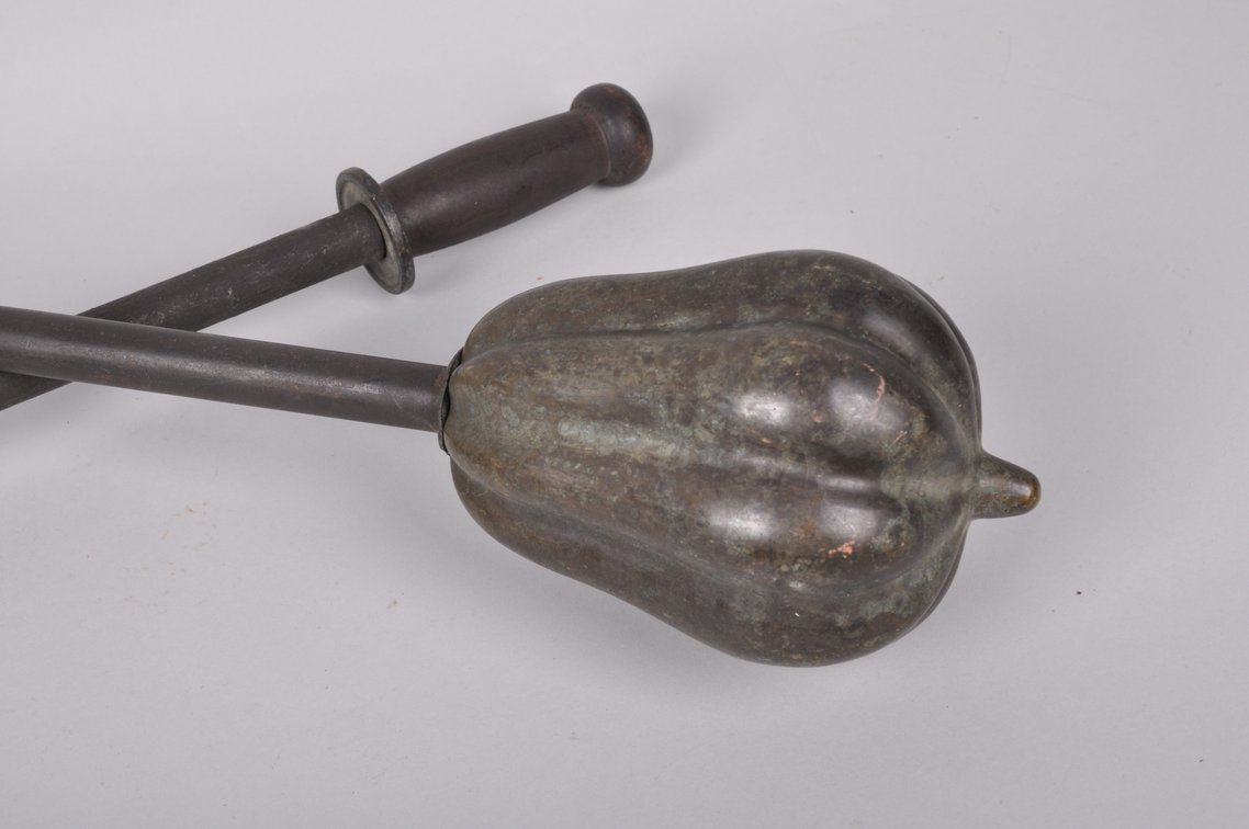 Pair of Chinese Club Maces, 1900's, photo 2 of 12