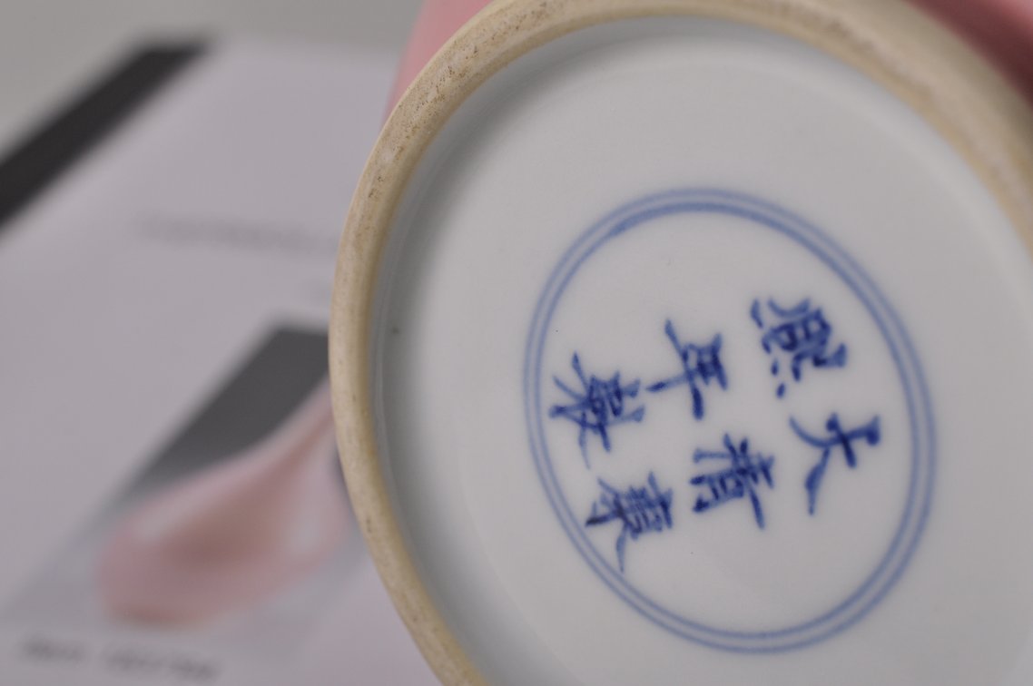 Chinese Cowpea Qing  Dynasty Porcelain  Bottle Vases, photo 9 of 18