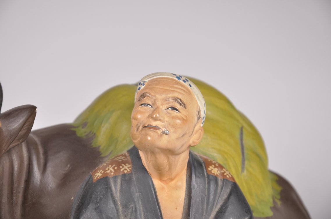 Hakata Doll Figurines of People with Animals, photo 13 of 16