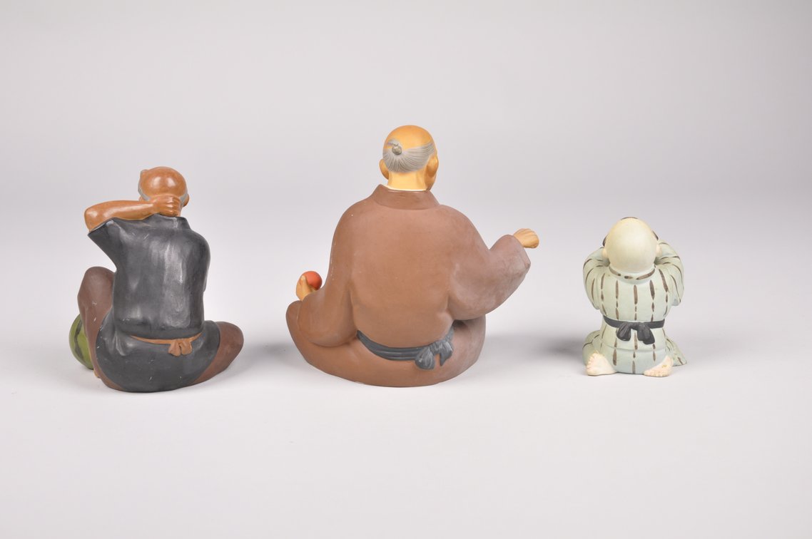 Figurines Eating Fruit Hakata Dolls, photo 16 of 20