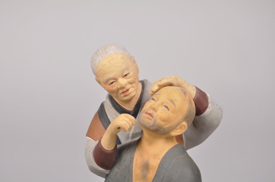 Six Hakata Dolls with Grandparents, photo 19 of 20
