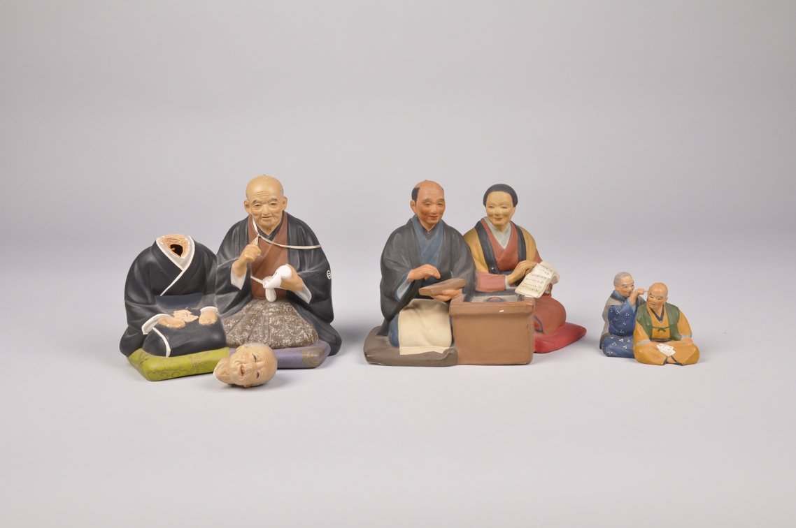 Elderly Couple Hakata Doll Figurines, photo 16 of 20
