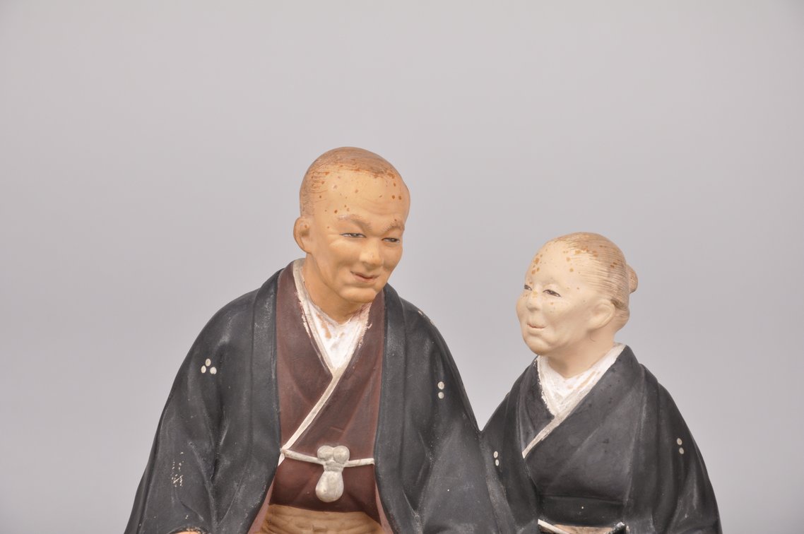 Six Elderly Couple Hakata Dolls, photo 12 of 15