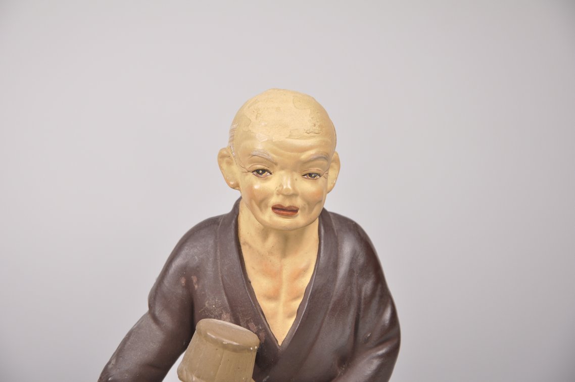 Seven Japanese Worker Hakata Dolls, photo 14 of 16