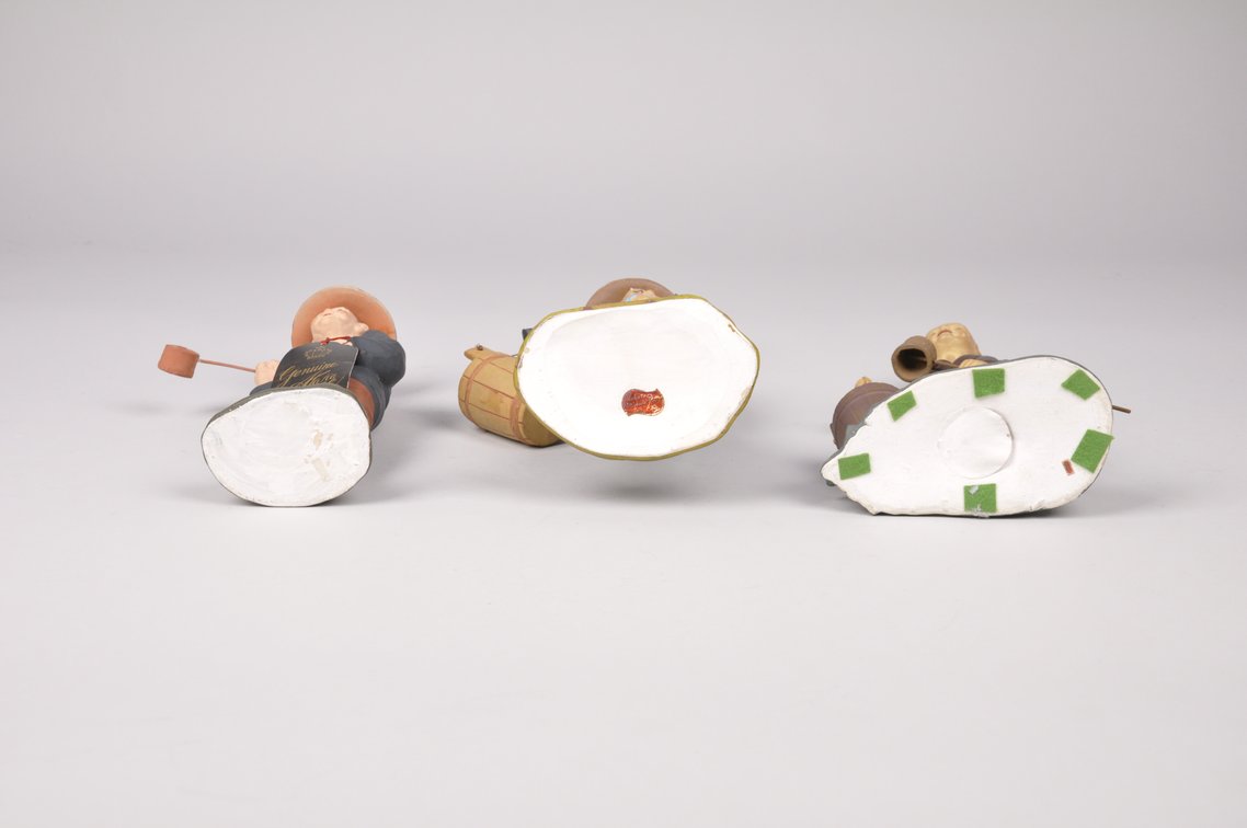 Seven Japanese Worker Hakata Dolls, photo 15 of 16