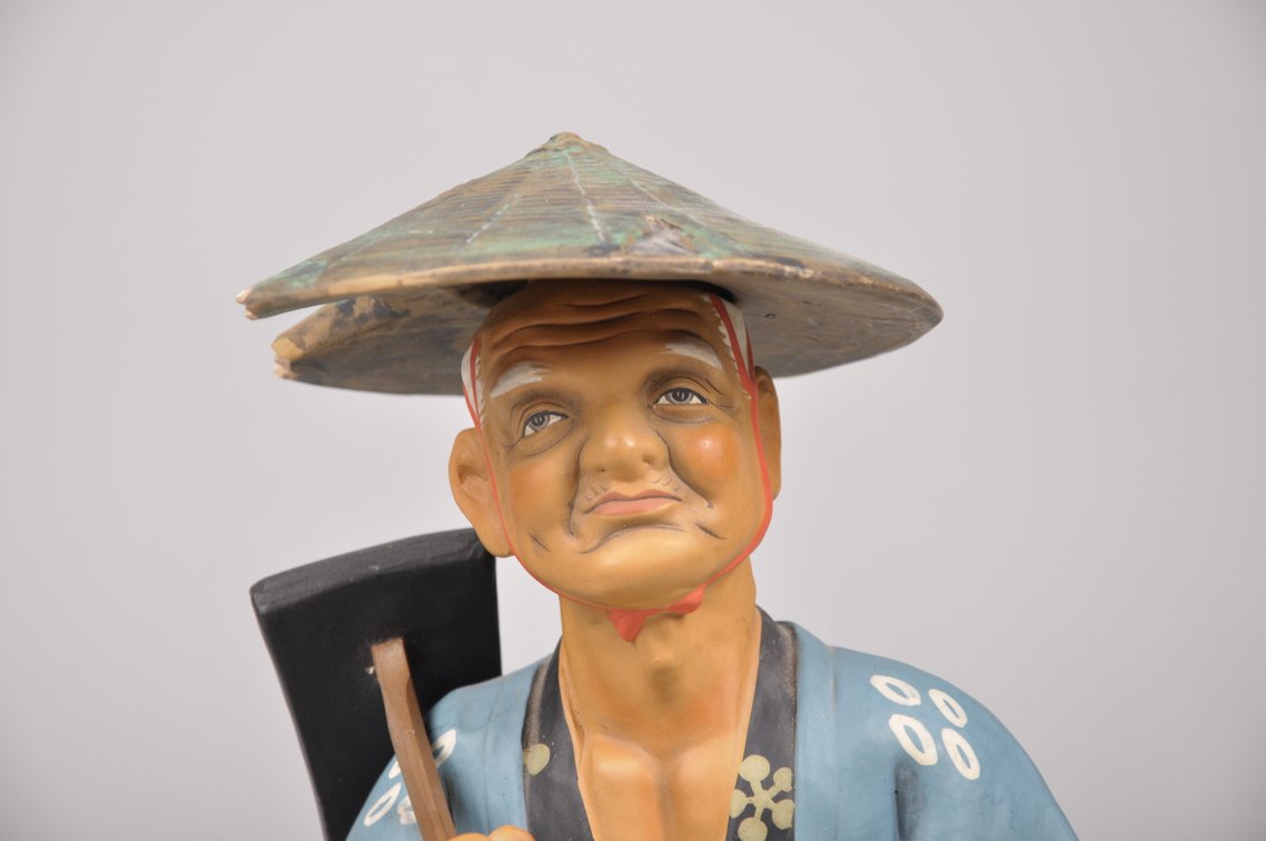 Seven Japanese Worker Hakata Dolls, photo 3 of 16