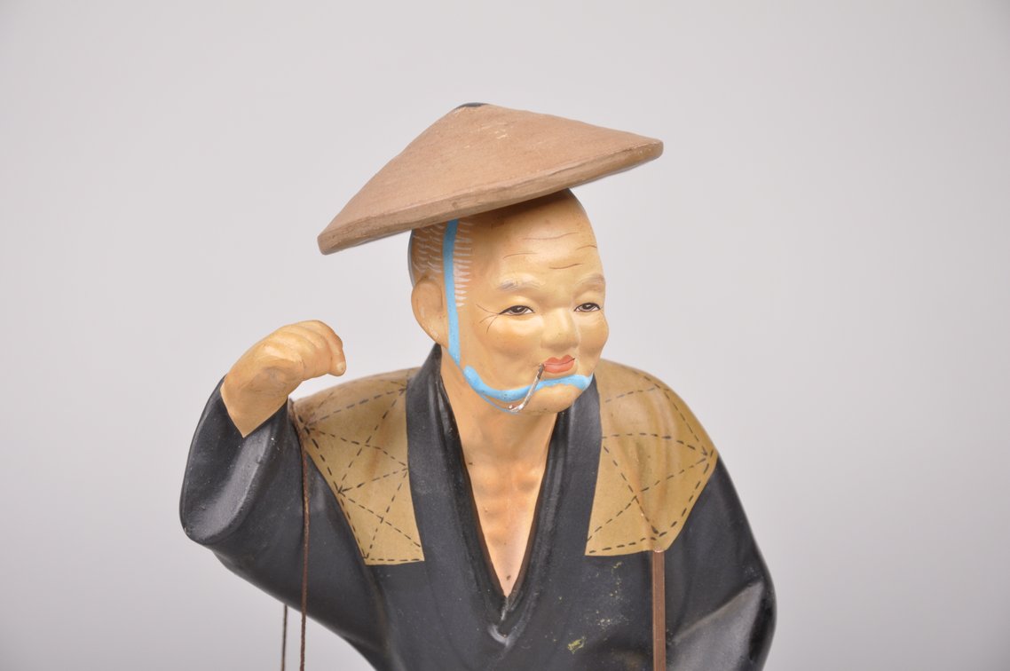 Seven Japanese Worker Hakata Dolls, photo 11 of 16
