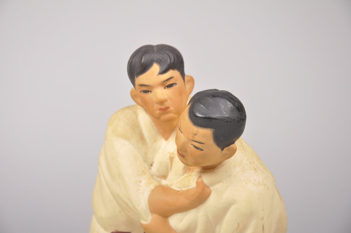 Two Martial Arts Japanese Hakata Dolls, photo 3 of 8