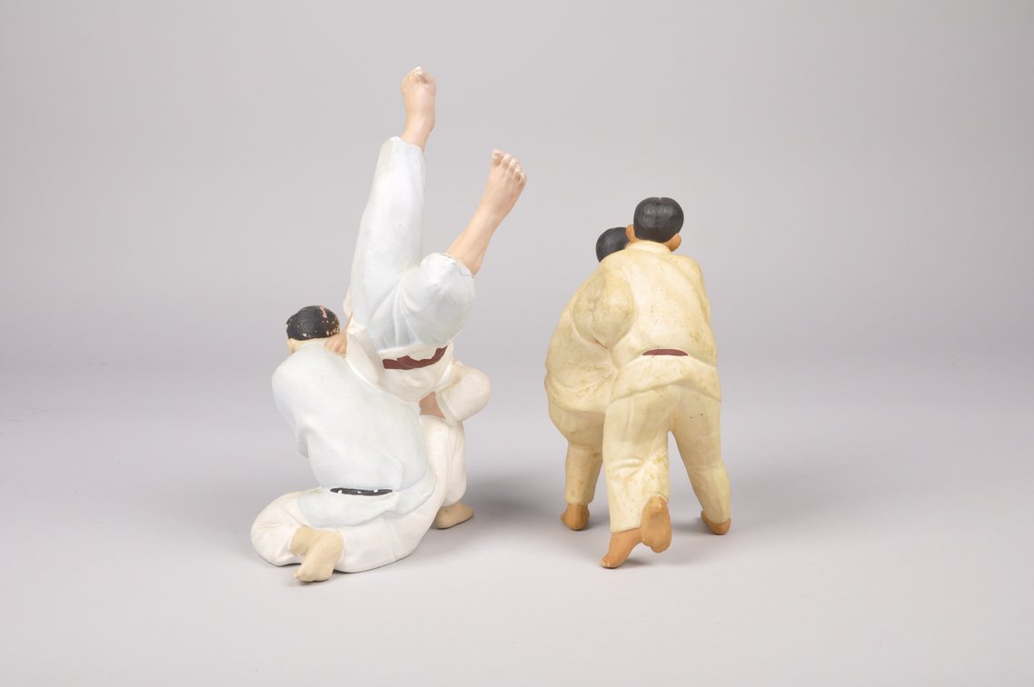 Two Martial Arts Japanese Hakata Dolls, photo 4 of 8