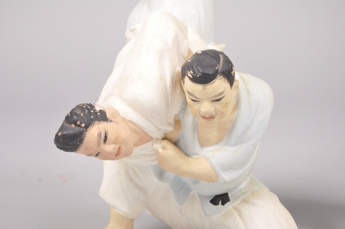 Two Martial Arts Japanese Hakata Dolls, photo 2 of 8