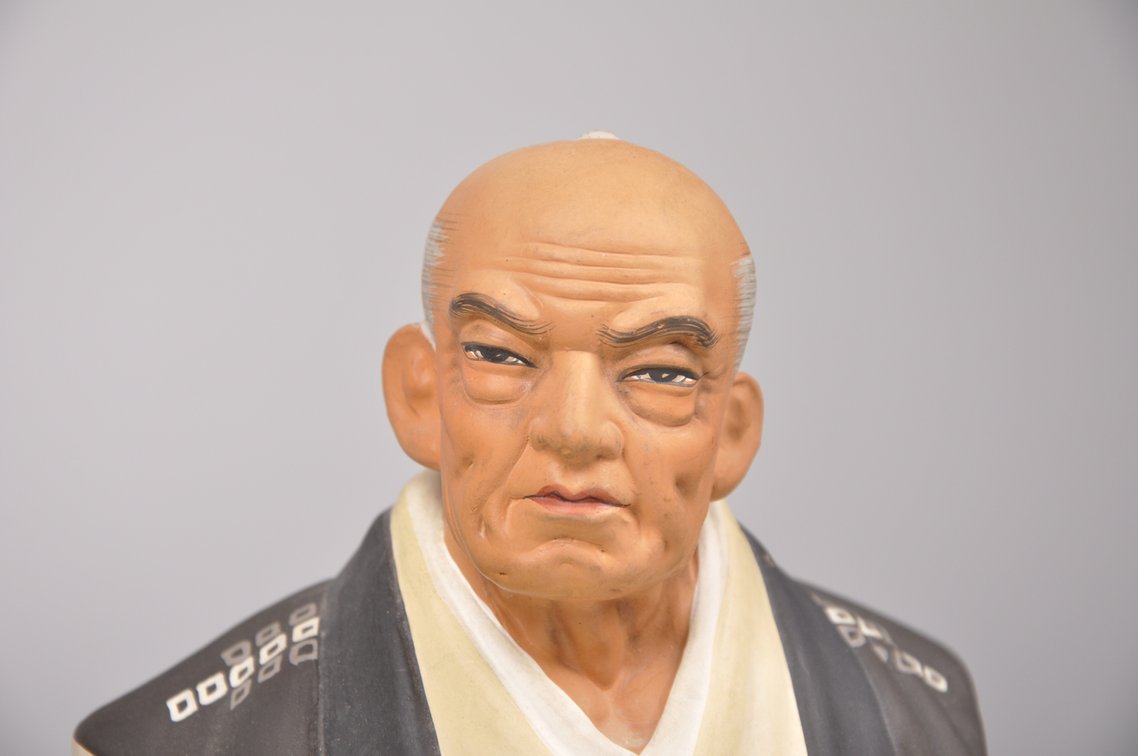 Four Elderly Samurai Hakata Dolls, photo 4 of 11