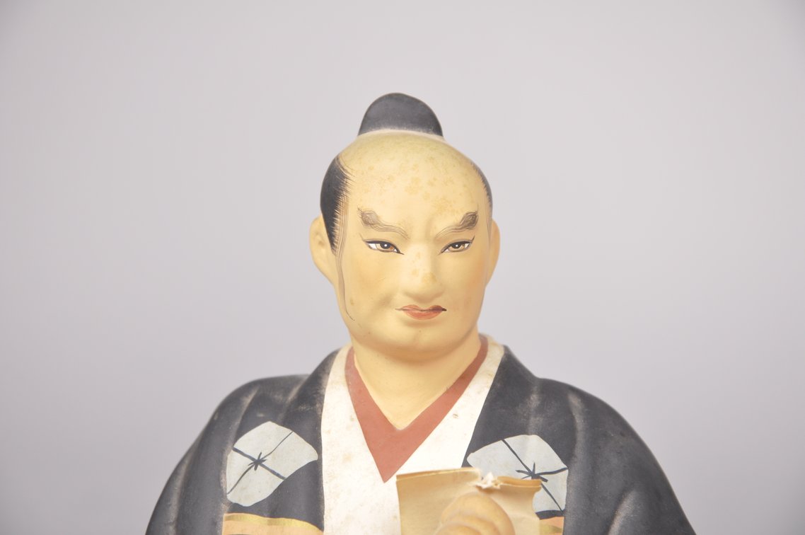 Four Elderly Samurai Hakata Dolls, photo 2 of 11