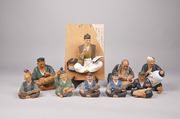 Artist Sculptor and Writer Japanese Hakata Dolls
