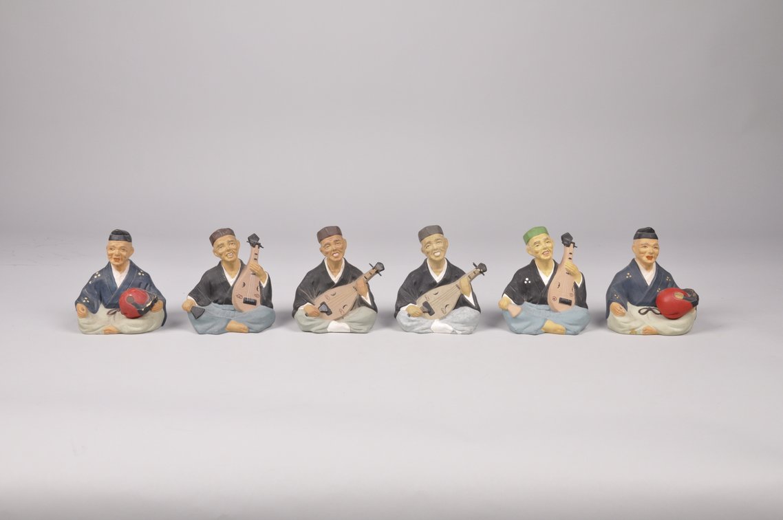 Japanese Hakata Dolls with Musical Instruments, photo 8 of 20