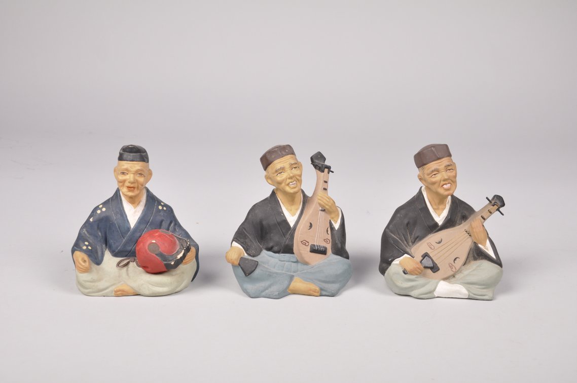 Japanese Hakata Dolls with Musical Instruments, photo 9 of 20