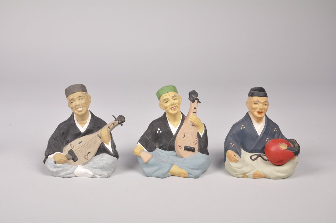Japanese Hakata Dolls with Musical Instruments, photo 10 of 20