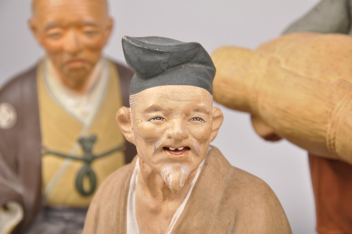 Nine Male Hakata Dolls, photo 4 of 18