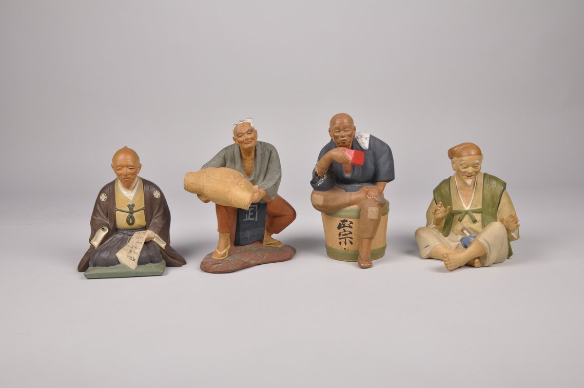 Nine Male Hakata Dolls, photo 7 of 18