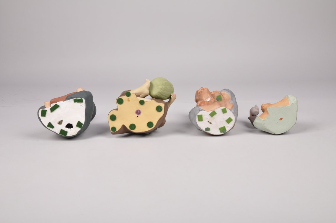 Seated Japanese Hakata Dolls, photo 11 of 14