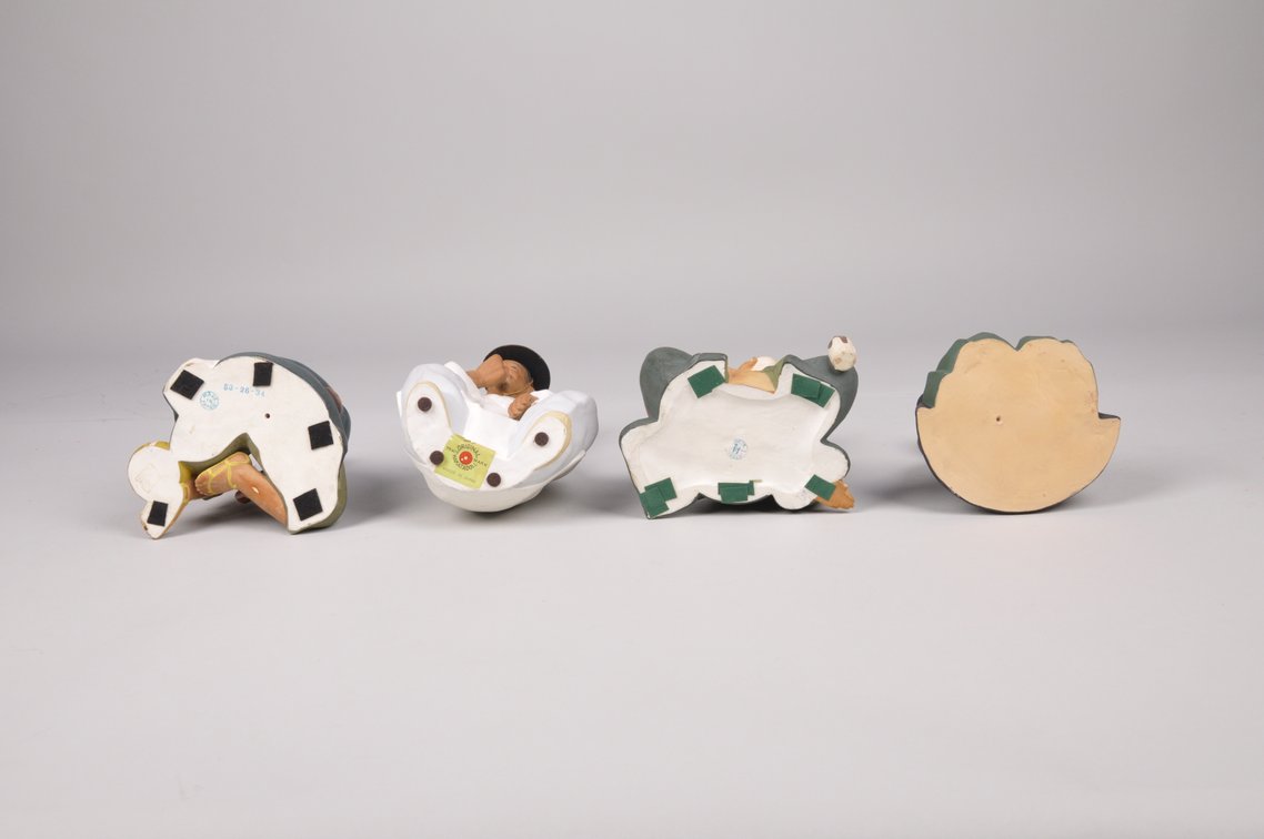Seated Japanese Hakata Dolls, photo 7 of 14